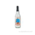 Botella de vidrio de 625 ml de vinagre de arroz blanco